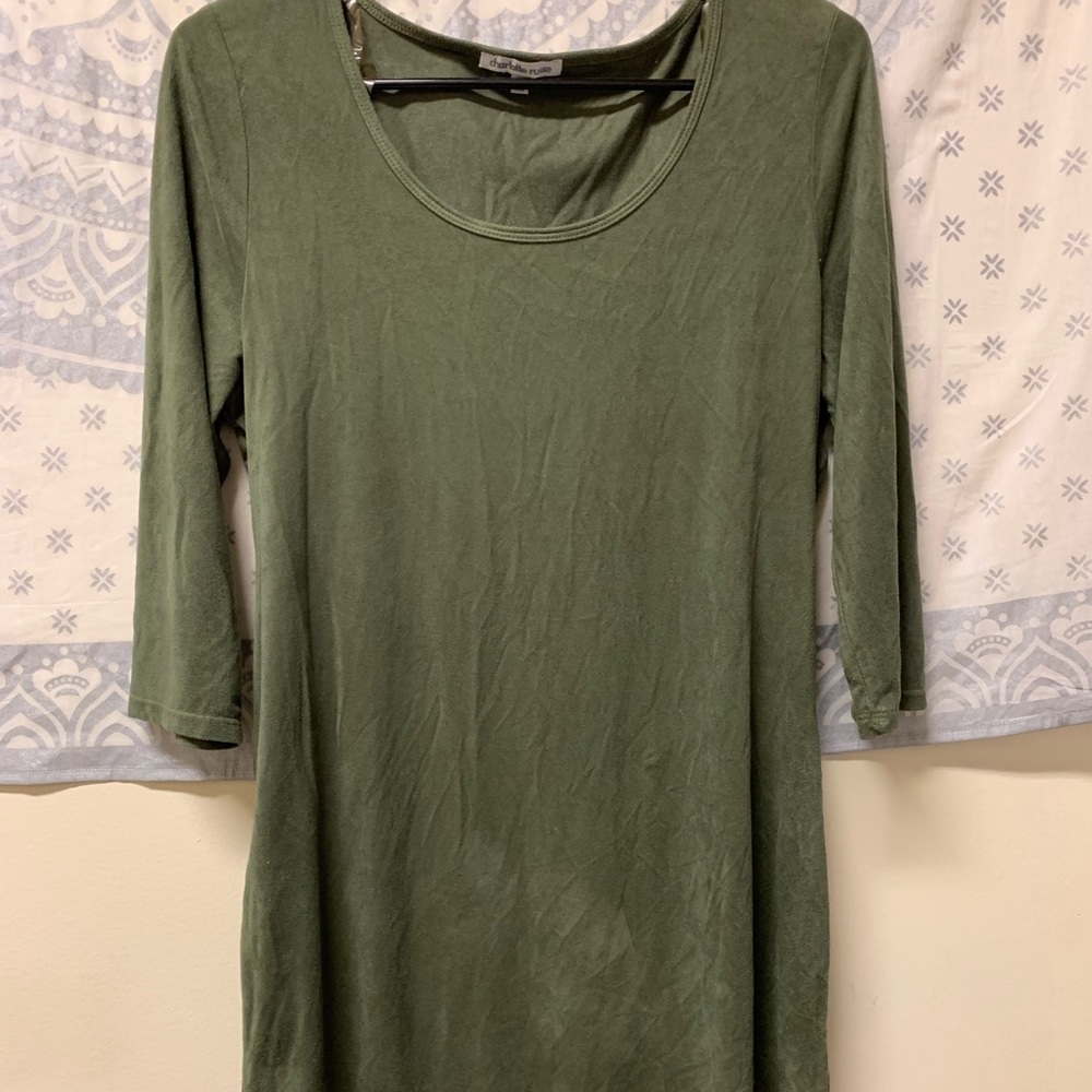 Green Velvet Charlotte Russe Dress